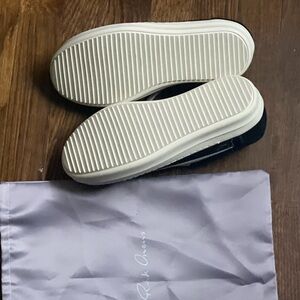 Rick Owens Black and White Sneakers